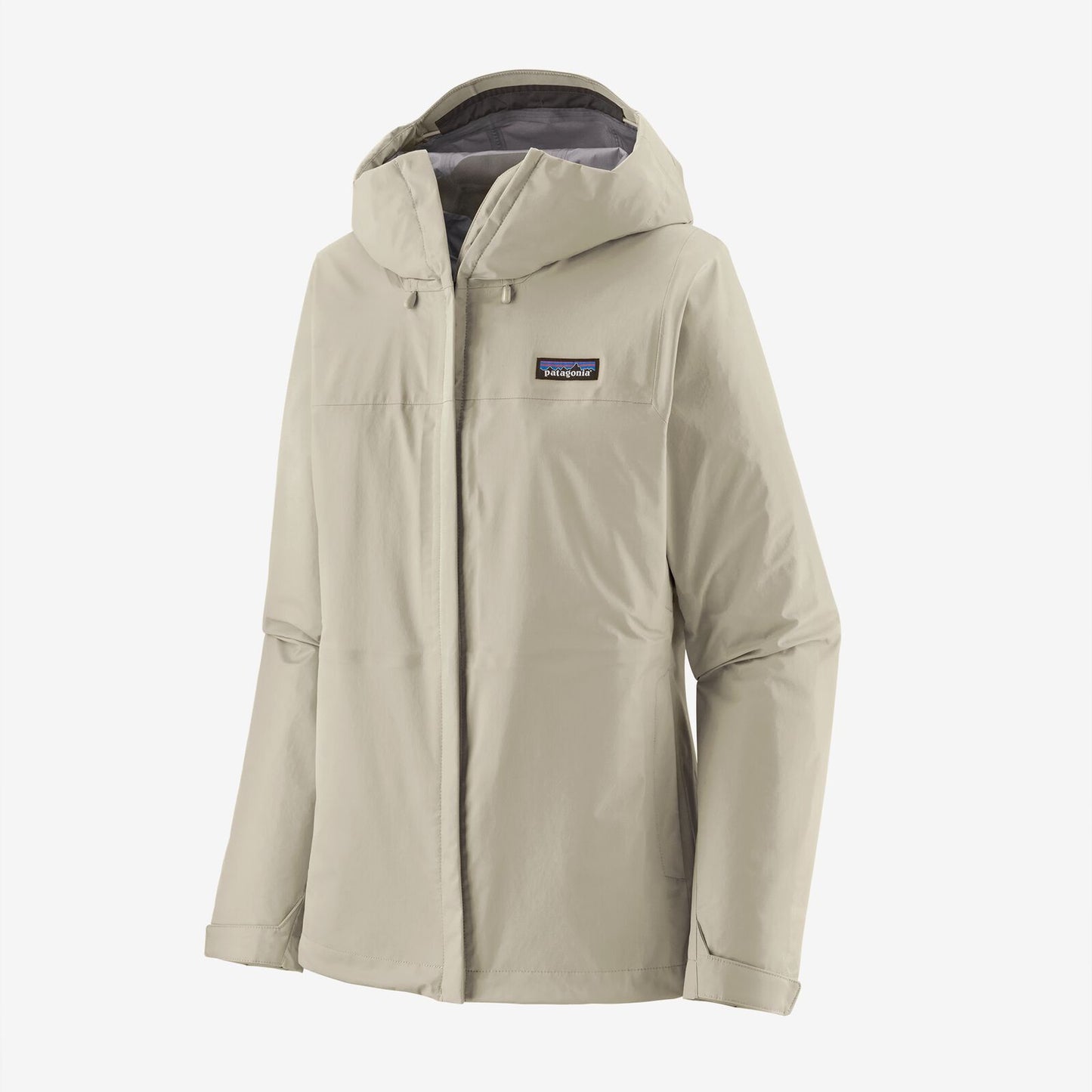 Womens Patagonia Torrentshell 3L Jacket in Wool White