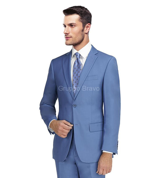 Giorgio Fiorelli Euro Slim Fit Wedding Suit in Light Blue