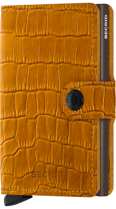 Secrid Cleo Miniwallet in Ochre/Brown