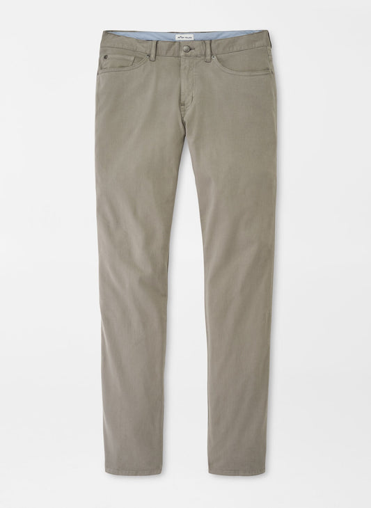 Peter Millar Ultimate Sateen Five-Pocket Pant in Gale Grey