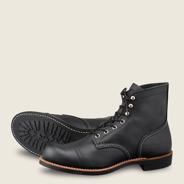 Red Wing Shoes Iron Ranger Work Boot in Black