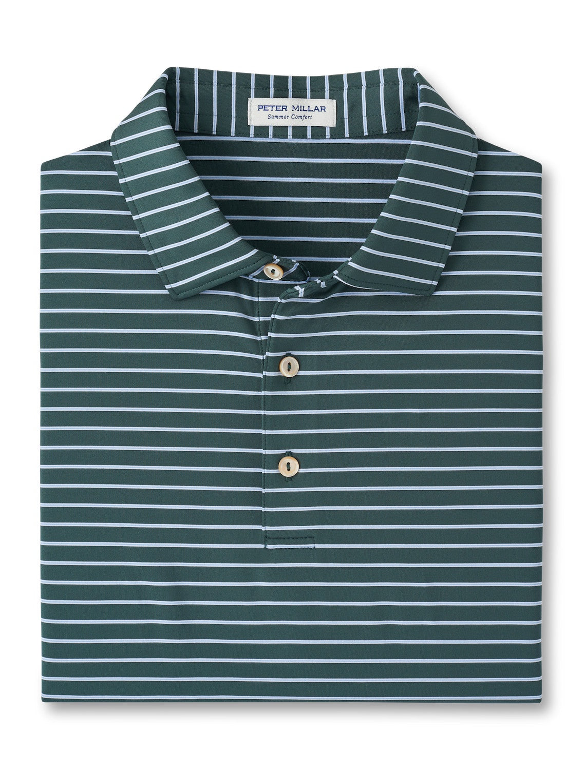 Peter Millar Drum Performance Jersey Polo in Balsam
