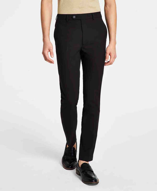 Calvin Klein Infinite Stretch Skinny-Fit Dress Pants in Black