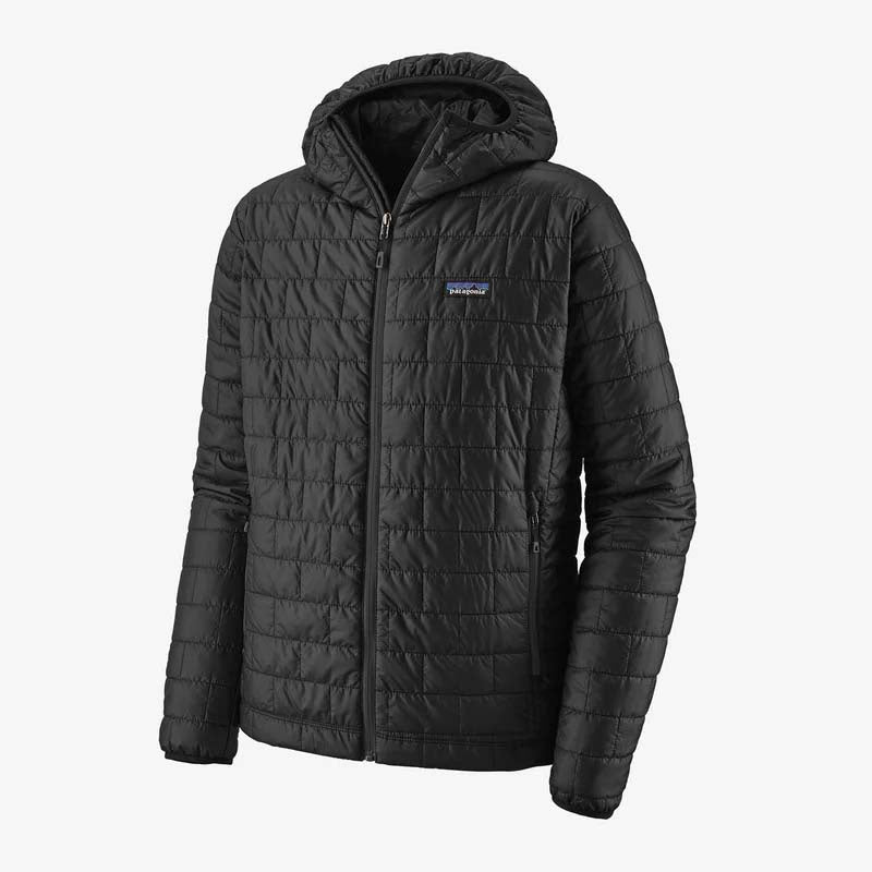 Patagonia Mens Nano Puff Hoody in Black