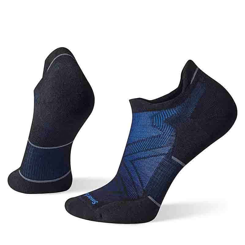 Smartwool Mens Run Targeted Cushion Low Ankle Socks in Black