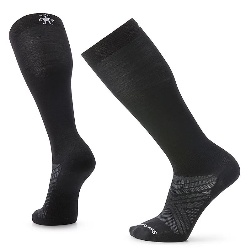 Womens Smartwool Ski Zero Cushion OTC Socks in Black