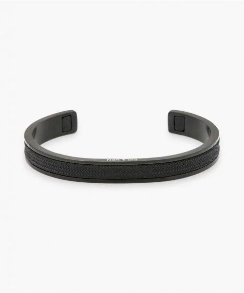 Pig & Hen Navarch 9 Bracelet in Black/Black