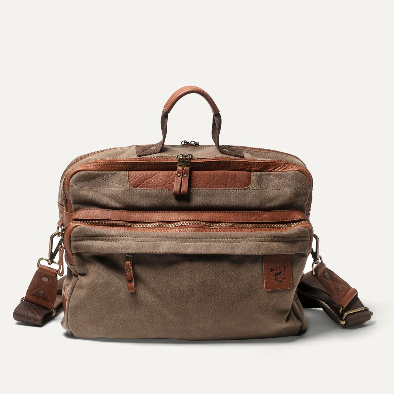 Will Leather Commuter Messenger Bag in Tobacco
