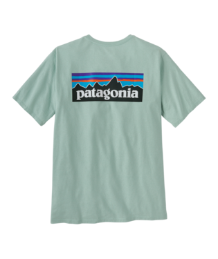 Patagonia Mens P-6 Logo Responsibili-Tee in Wispy Green
