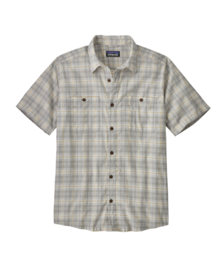 Patagonia Mens Back Step Shirt in Beyond Horizons: Salt Grey