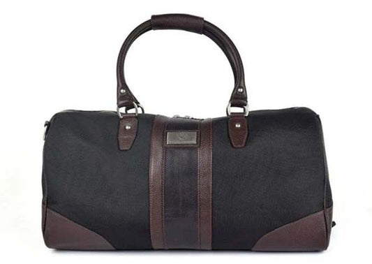 Martin Dingman Executive Duffel in Black Nylon