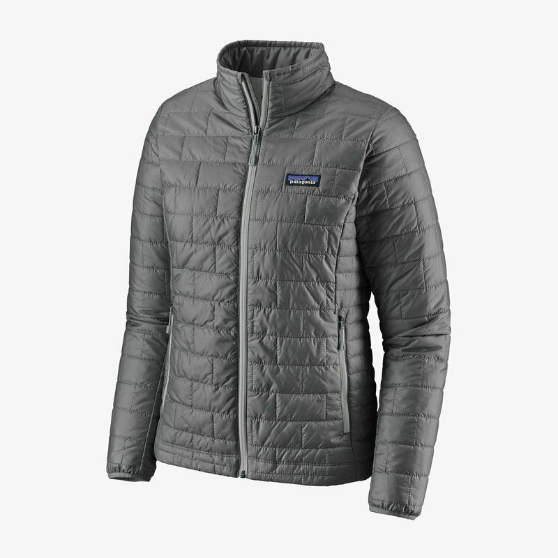 Womens Patagonia Nano Puff Jacket in Feather Grey