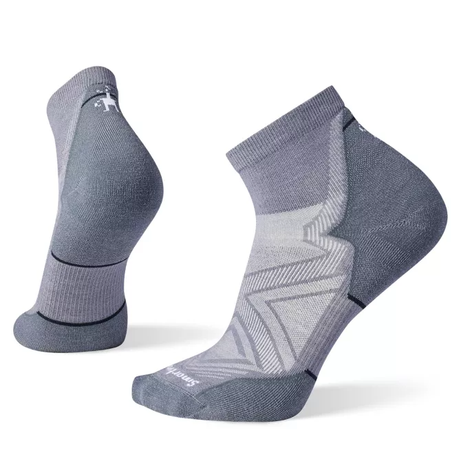 Smartwool Mens Run Targeted Cushion Ankle Socks in Graphite