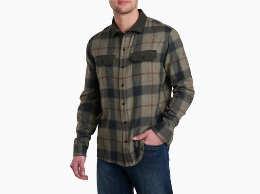 Kuhl Khaos Flannel Shirt in Green Acres