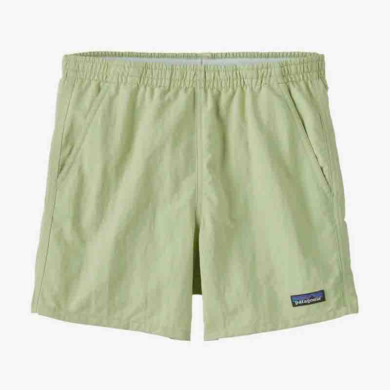 Womens Patagonia Baggies Shorts with 5 inch Inseam in Friend Green