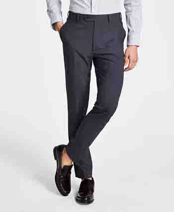 Calvin Klein Infinite Stretch Skinny-Fit Dress Pants in Medium Grey