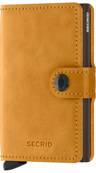 Secrid Vintage Miniwallet in Ochre