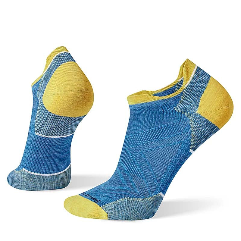 Smartwool Mens Run Zero Cushion Low Ankle Socks in Neptune Blue