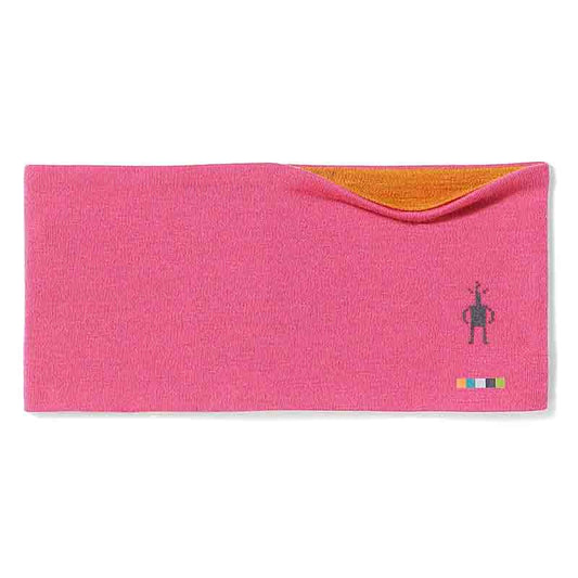 Womens Smartwool Thermal Merino Reversible Headband in Power Pink