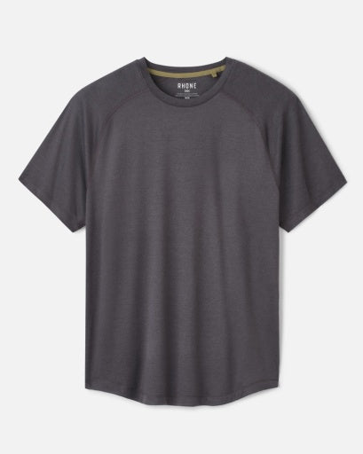 Rhone Mens Atmosphere Tee in Asphalt