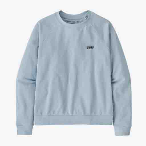 Womens Patagonia Regenerative Organic Certified Cotton Essential Top in Steam Blue
