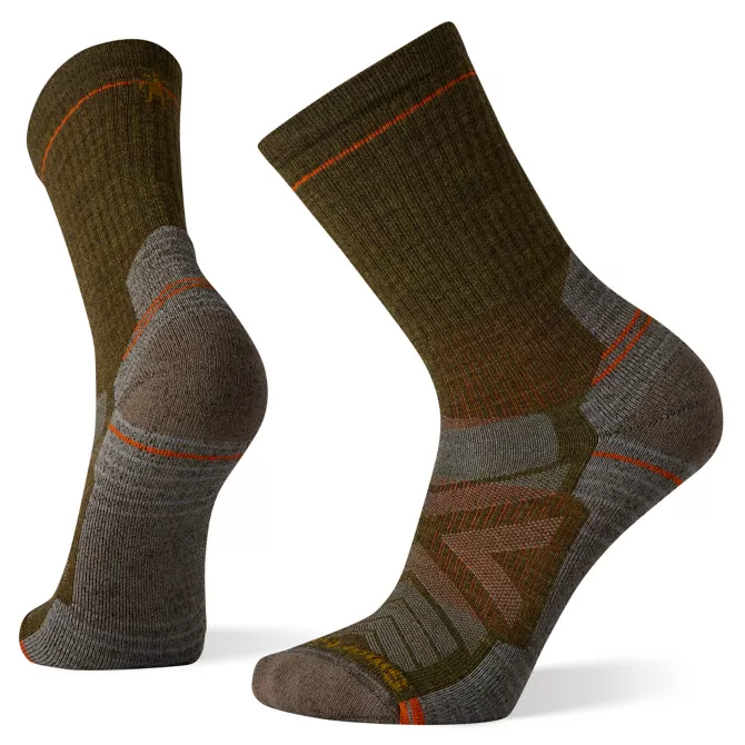 Smartwool Mens Performance Hike Light Cushion Crew Socks in Taupe