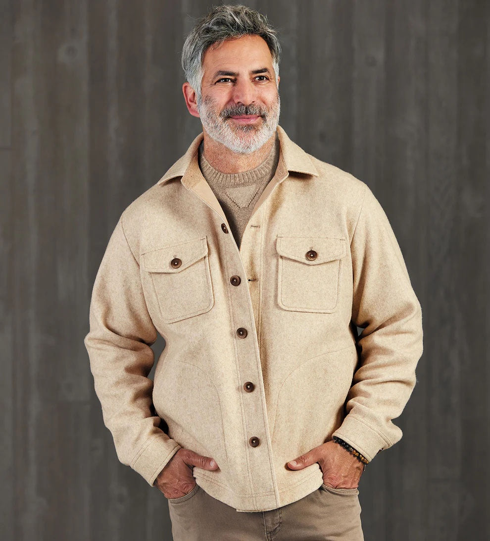 Tommy Bahama New Silver Lake CPO Shirt Jacket in Twill Heather