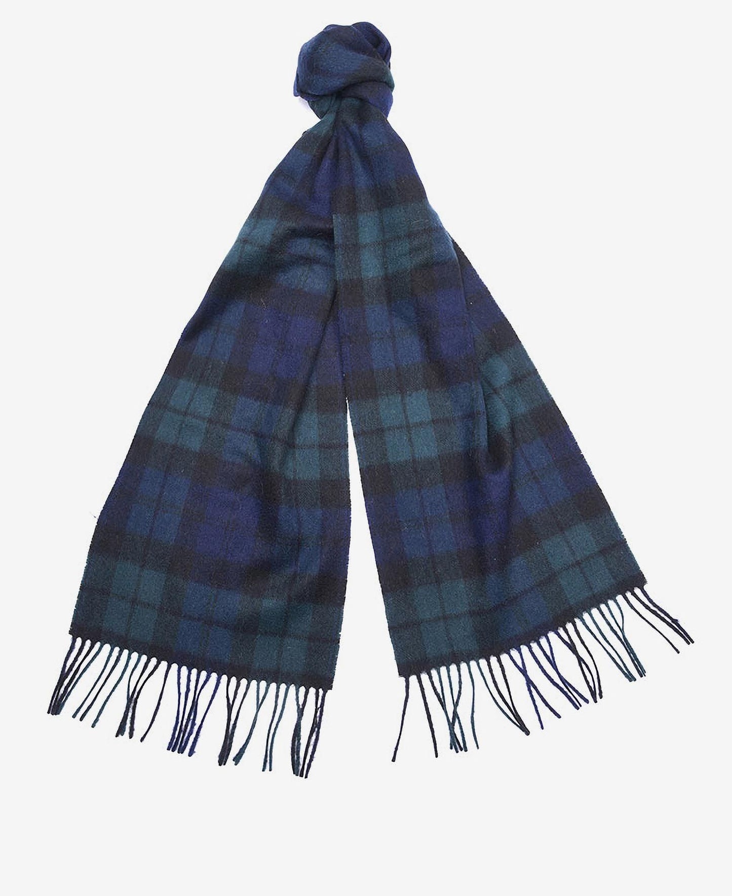 Barbour New Check Tartan Scarf in Black Watch