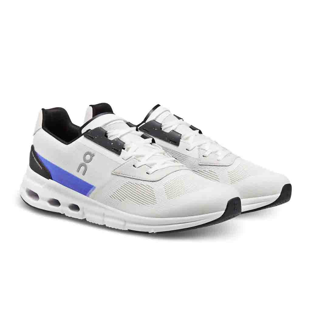 ON Running Mens Cloudrift Lightweight City Shoe in Undyed White/Cobalt